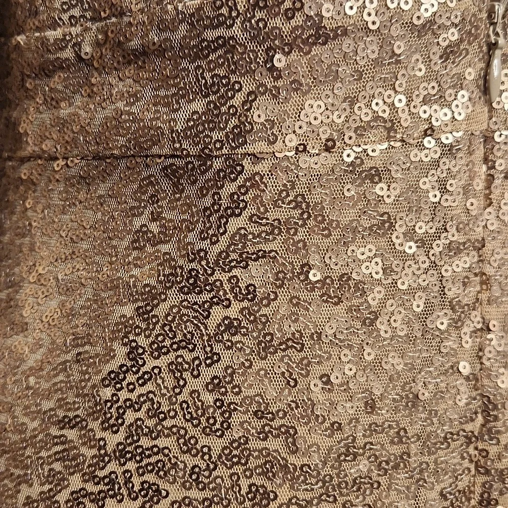 Altar'd State Gold Sequin Long Sleeve Dress - Picture 6 of 12